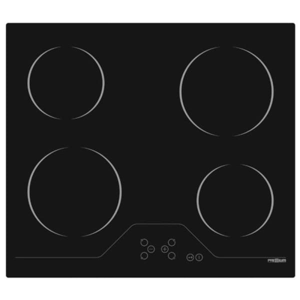 Plaque Premium Vitrocéramique Electrique 4 FEUX 60 CM NOIR (PVC64.E01) Plaque Premium Vitrocéramique Electrique 4 FEUX 60 CM NOIR (PVC64.E01)